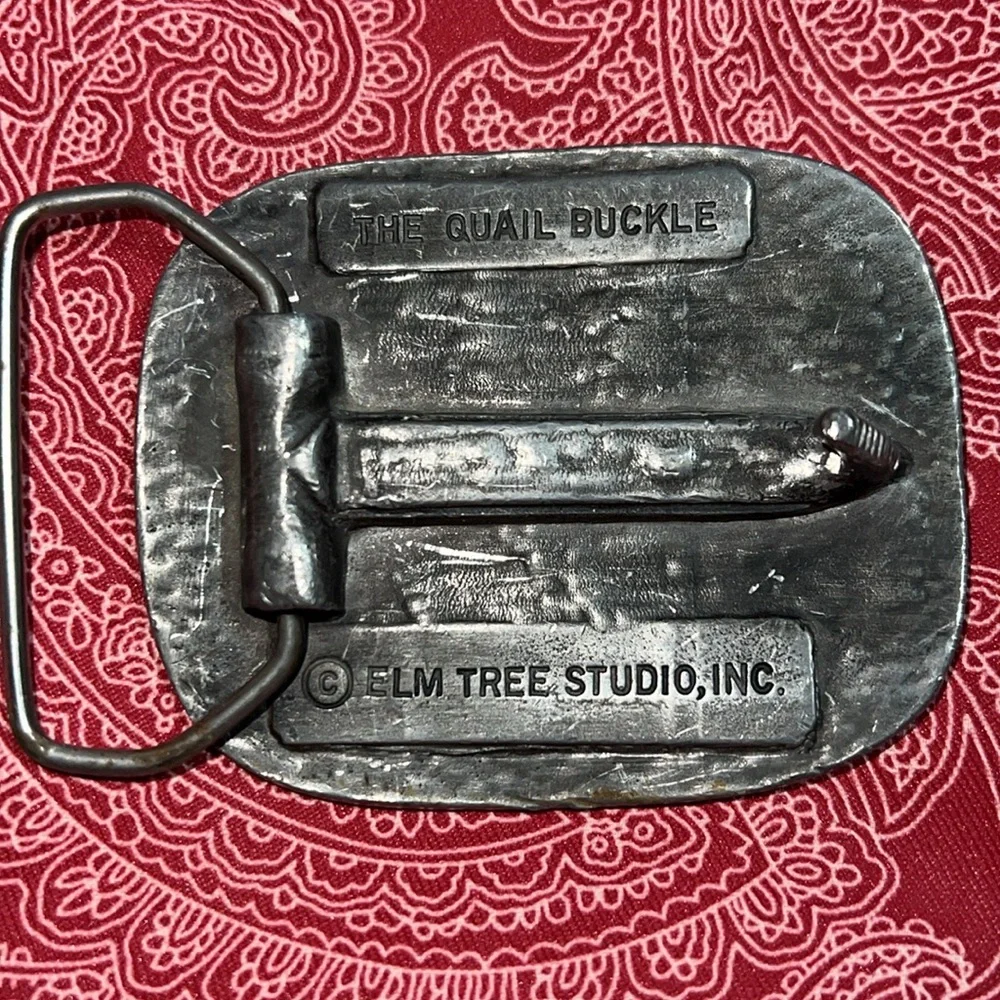 Vintage belt buckles. Tony Lama, Quail, Morgan horse, hunting, Austin Nichols - Picture 7 of 9